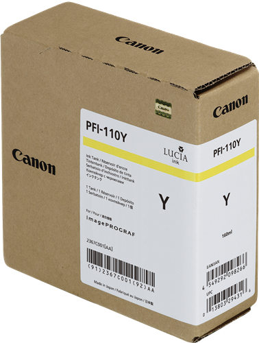 Canon PFI-110y Gelb Tintenpatrone 2367C001 toner24.at