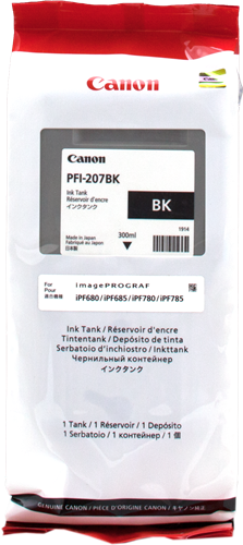 Canon PFI-207bk Preto Cartucho de tinta