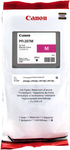 Canon PFI-207m magenta ink cartridge