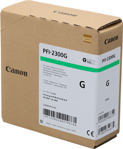 Canon PFI-2300g Zelená Inkoustovou kazetu