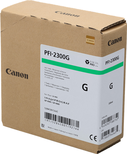 Canon PFI-2300g Zielony kardiż atramentowy