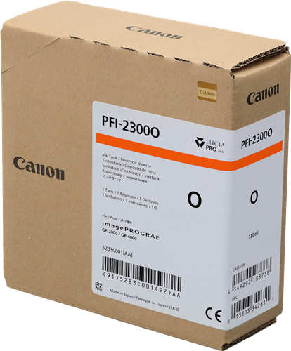 Canon PFI-2300o Orange ink cartridge