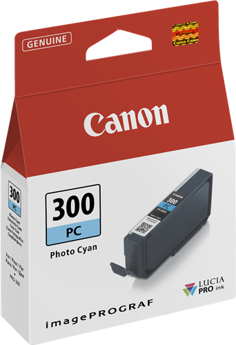 Canon PFI-300pc cyanfoto inktpatroon