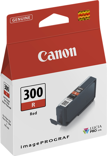 Canon PFI-300r Rood inktpatroon