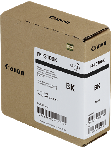 Canon PFI-310bk nero Cartuccia d'inchiostro