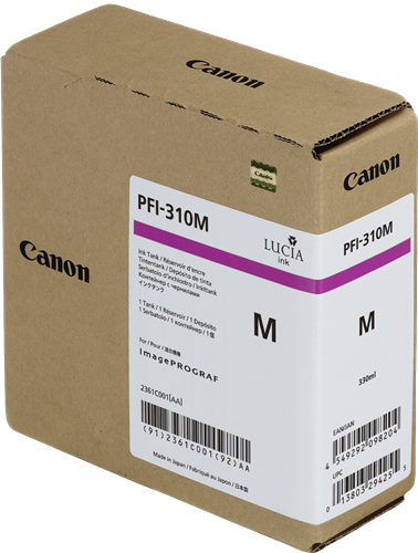 Canon PFI-310m Magenta Cartouche d'encre