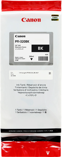 Canon PFI-320bk Preto Cartucho de tinta