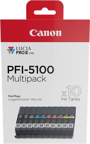 Canon imagePROGRAF PRO-310 PFI-5100 10 Tintentanks