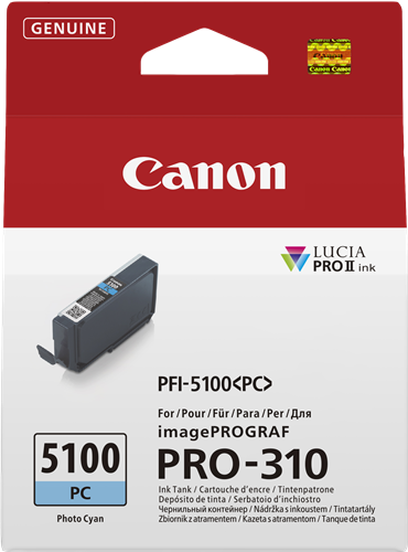 Canon PFI-5100pc cyanfoto ink cartridge