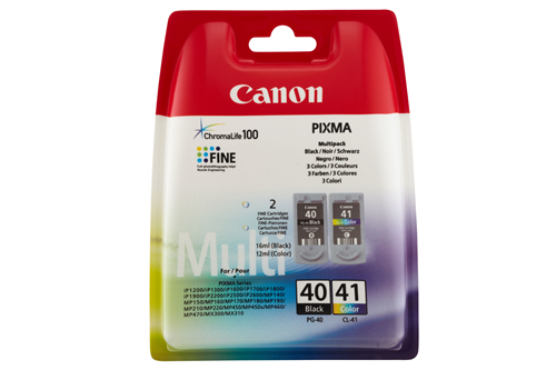 Canon PG-40+CL-41 MCVP Pack Preto / várias cores