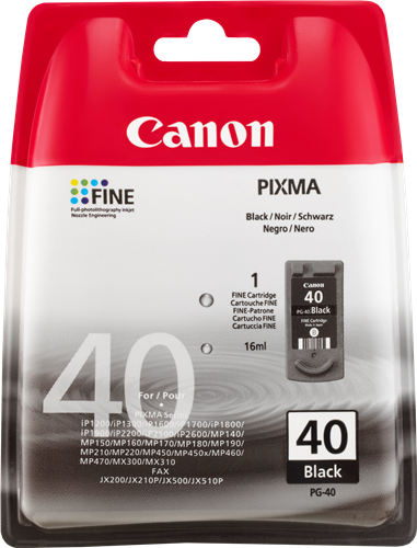 Canon PG-40 Preto Cartucho de tinta
