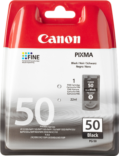 Canon PG-50 Černá Inkoustovou kazetu