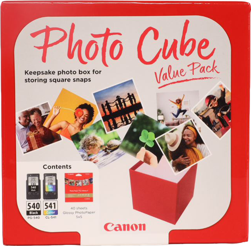 Canon PG-540+CL-541 Photo Cube nero / differenti colori Value Pack