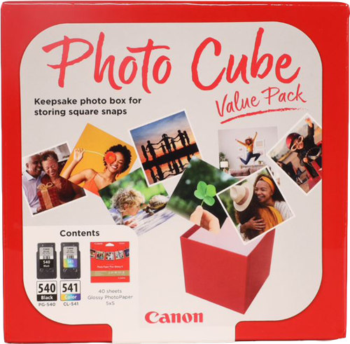 Canon PG-540+CL-541 Photo Cube Preto / várias cores Value Pack