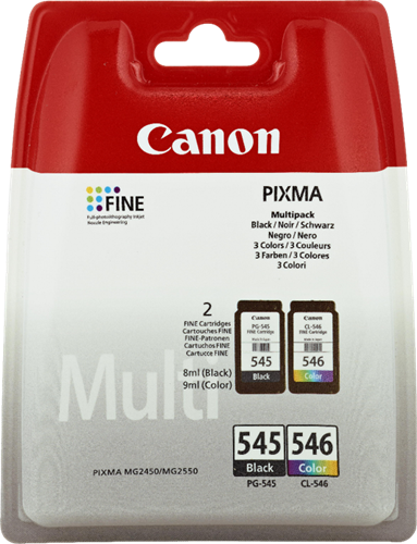 Canon PG-545+CL-546 Multipack negro / varios colores