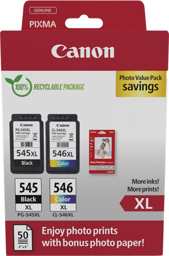 Canon PIXMA iP2850 PG-545XL + CL-546XL