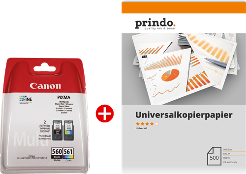 Cartouche compatible pour Canon 560 561 pour CANON Pixma TS5351