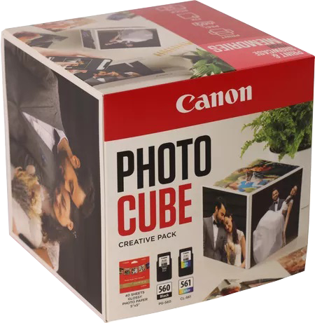 Canon PG-560+CL-561 Photo Cube Creative Pack Preto / várias cores Value Pack