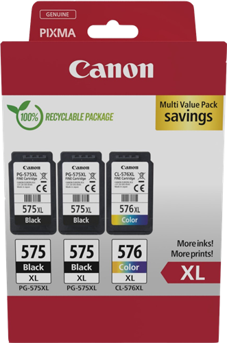 Canon PG-575XL+CL-576XL Multipack nero / differenti colori