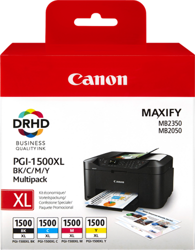 Canon PGI-1500XL multipack black / cyan / magenta / yellow