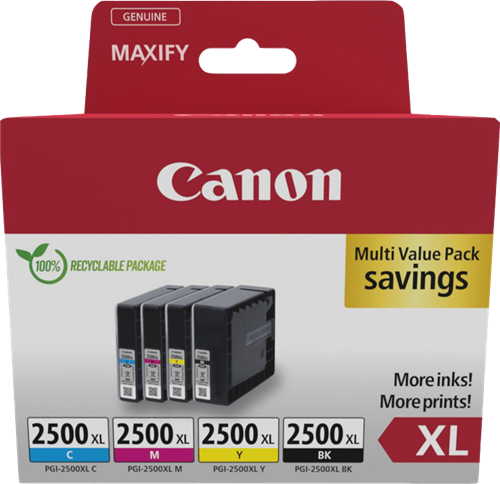 Canon PGI-2500 XL multipack black / cyan / magenta / yellow