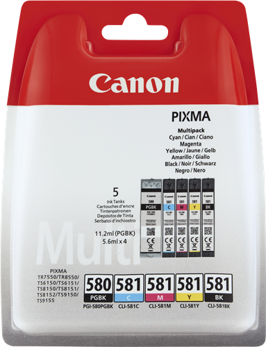 Canon PIXMA TS8250 PGI-580 + CLI-581