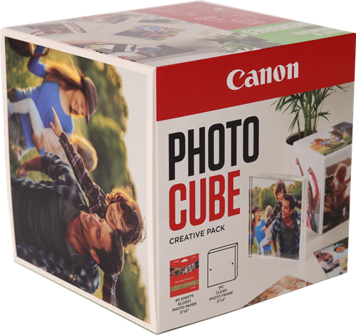 Canon PIXMA TS5350 PP-201 5x5 Photo Cube Creative Pack