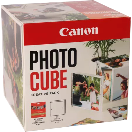 Canon PIXMA TS9155 PP-201 5x5 Photo Cube Creative Pack