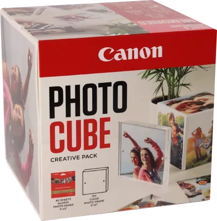 Canon PIXMA TS5050 PP-201 5x5 Photo Cube Creative Pack