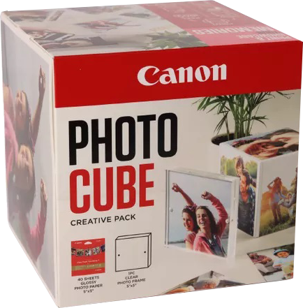 Canon PP-201 - Lucido - rosa - 130 x 130 mm, 40 fogli di carta fotografica Rosa