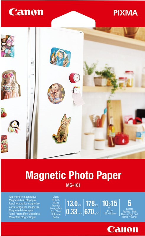 Canon Carta fotografica magnetica 10x15cm Bianco