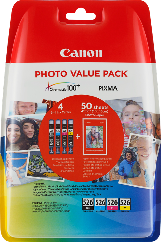Canon CLI-526 Photo Value Pack