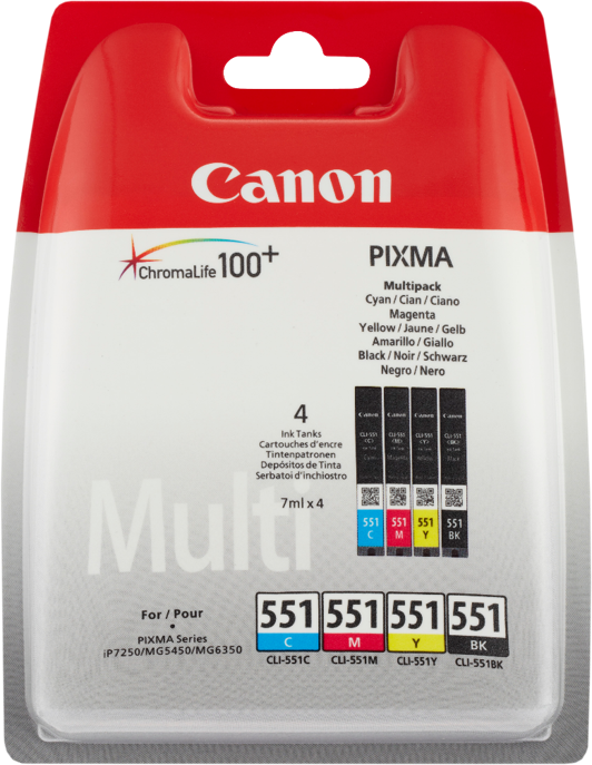 Canon PIXMA iP7200 CLI-551 CMYBK