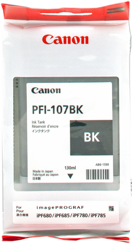 Cartouche d'encre Canon PFI-050 BK - Noir Photo - 70 ml