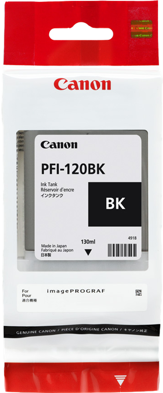 Canon PFI-120bk Schwarz Tintenpatrone 2885C001 tinte24.de