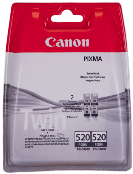 Canon PIXMA MP640 PGI-520BK Twin