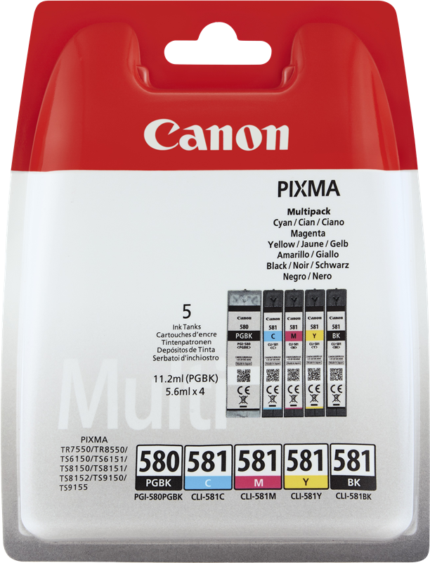 Canon PIXMA TS6350 PGI-580 + CLI-581