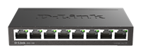 D-Link 8-poorts Layer 2 Gigabit-switch zwart