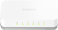 D-Link GO-SW-5E/E 5-poorts Fast Ethernet Easy Desktop Switch Wit