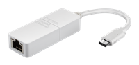 D-Link USB-C Gigabit Ethernet Adapter Weiss