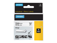 DYMO Fita rotuladora Preto sobre branco