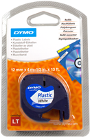 DYMO Fita rotuladora Preto sobre branco
