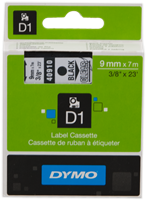 DYMO Fita rotuladora Preto sobre transparente