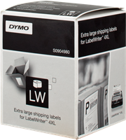 DYMO S0904980 Etiquettes d'expédition XL 104x159mm Blanc