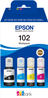 Epson 102 Pack Preto / Cyan / Magenta / Amarelo