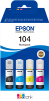 Epson 104 Pack Preto / Cyan / Magenta / Amarelo