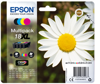 Epson 18 XL Multipack nero / ciano / magenta / giallo