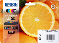 Epson 33 XL Pack Preto / Cyan / Magenta / Amarelo / Preto (foto)