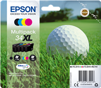 Epson 34XL Pack Preto / Cyan / Magenta / Amarelo