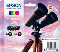 Epson 502 multipack black / cyan / magenta / yellow
